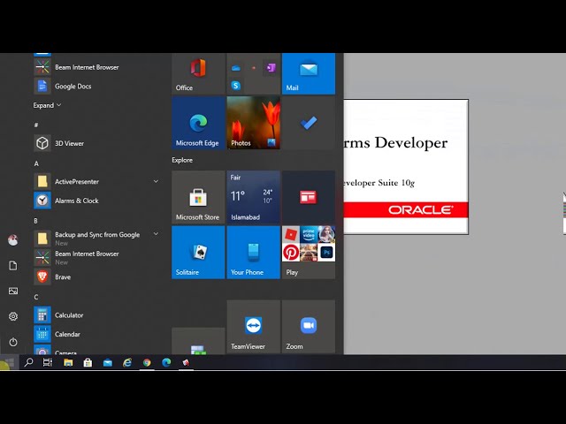 Open report on Button in Oracle Forms Builder