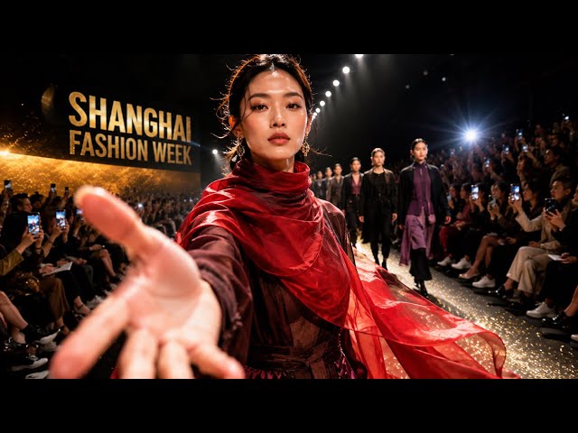 They Walk Right Up to You! Shanghai Fashion Week [8K VR180]