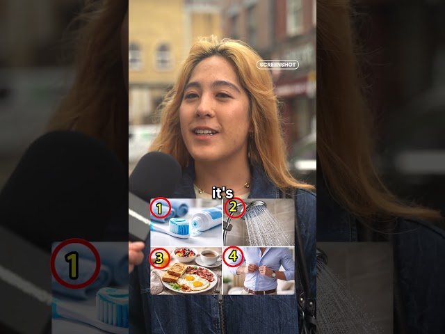 What's the correct order? 👀 #streetinterview #lifestyle #quiz