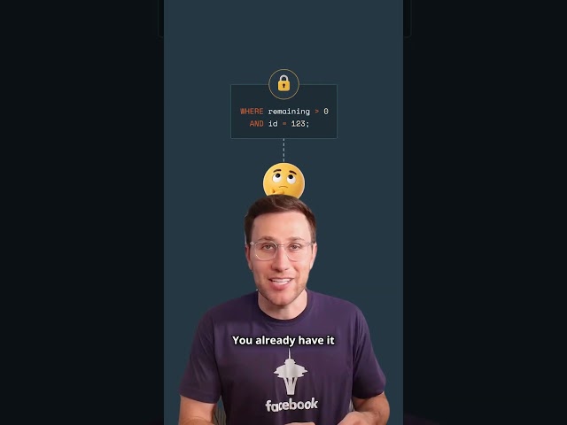 The conditional write is already safe