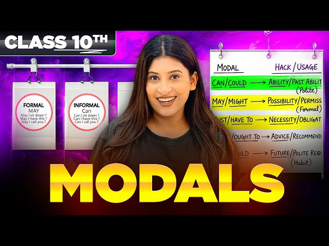 Modals in 15 min🔥 Simple Hacks and Tricks | Class 10 