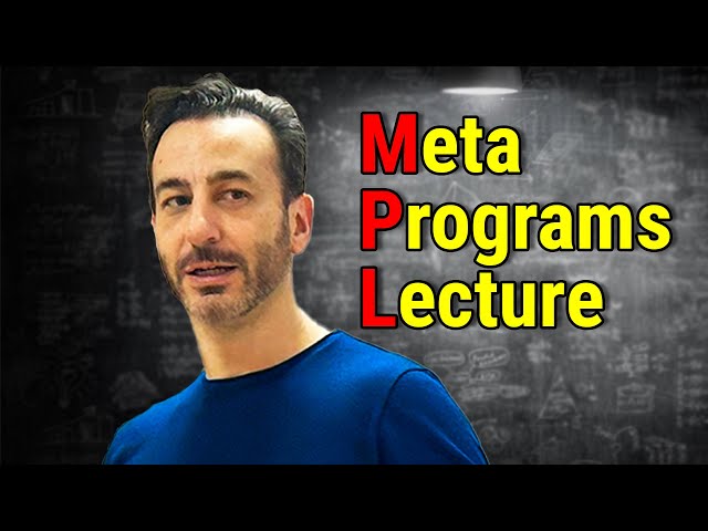 NLP Masterclass Meta Programs