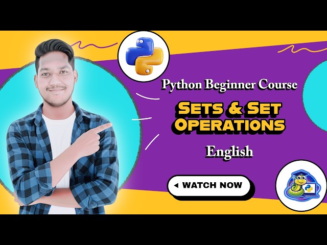 Sets And Sets Operation | Lecture 28 | Python Tutorial For Beginners