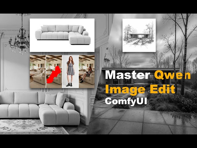 Master Qwen Image Edit in ComfyUI — 17-Hour Workflow Course for Architects & Archviz