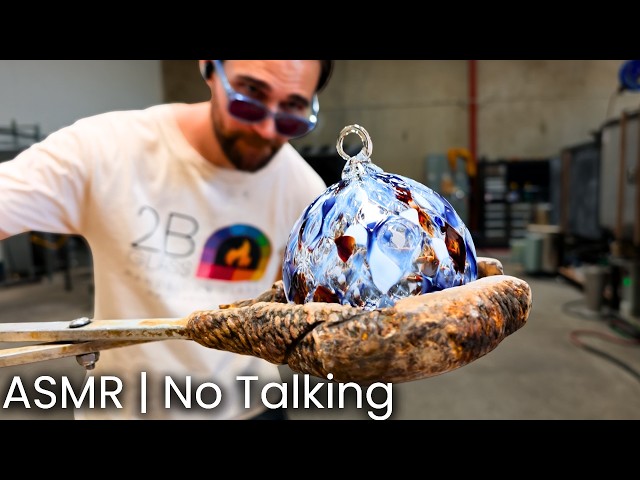 2000° Molten Glass to Perfect Ornaments | ASMR (Satisfying Process)