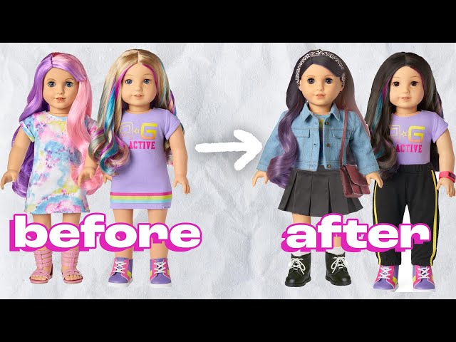 photoshopping the new truly me AG dolls :D