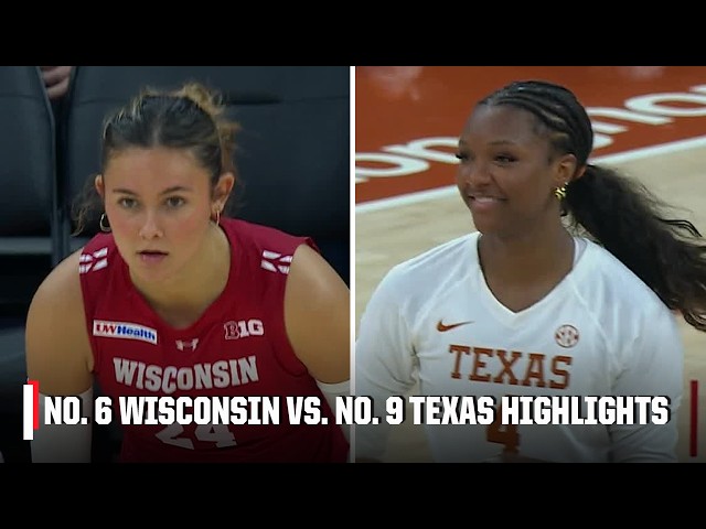 No. 6 Wisconsin Badgers vs. No. 9 Texas Longhorns | Full Match Highlights | ESPN College Volleyball