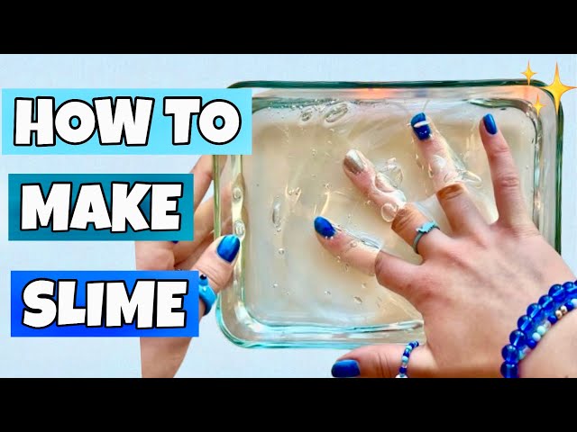 How to Make CLEAR SLIME & Jelly Cube Slime! 😱✨ *EASY DIY Slime Recipe Tutorial*
