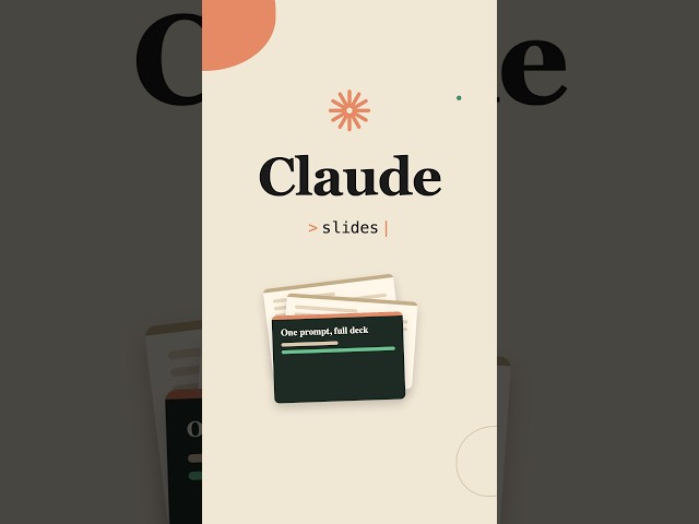 Level up your presentations with Claude Code artifacts #ai #claudecode #programming #claude