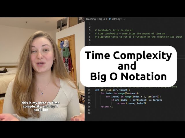 Introduction to Time Complexity and Big O Notation