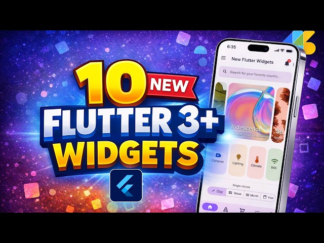 Stop Using Old Flutter Widgets! Try These 10 New Material 3 Widgets