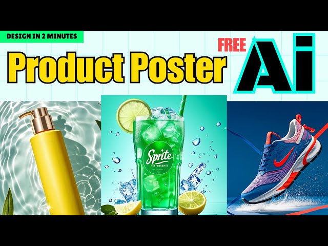 Create Product Posters Fast with Free AI Tool  Design Your Dream Product 🖼️