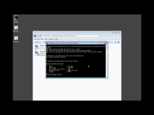Turn a Windows 7 PC in to a WiFi HotSpot Router for FREE