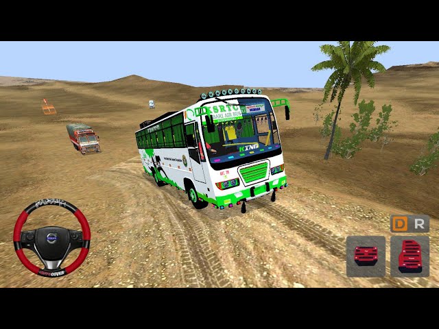 KSRTC EXPRESS BUS | Indian Traffic Off-road Driving Gameplay 😱 | Bus Simulator Indonesia (BUSSID)