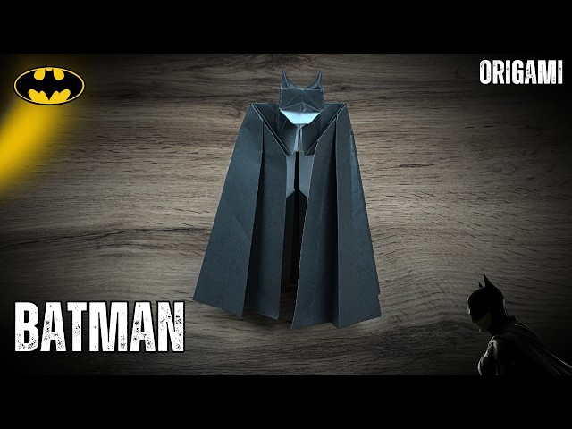 How to Make an Origami Batman 🦇 | Batman from Paper Step by Step