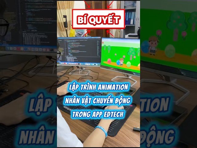Bí quyết lập trình animation nhân vật chuyển động trong app #xuhuongyoutube #laptrinh #flutter