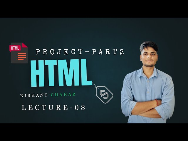 HTML-08 | Project Part 2: Complete Portfolio Page in HTML (No CSS)