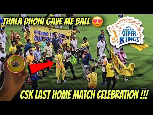Dhoni Gave Me A Ball 😱 Stadium Experience CSK VS RR Vlog 🔥| IPL 2024