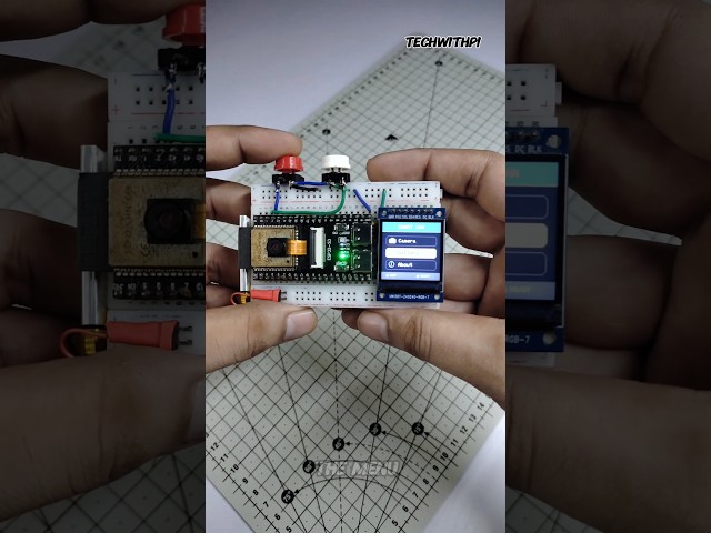 ESP32-S3 Mini DSLR Camera! 📸🔥#ESP32 #ESP32S3 #MiniDSLR #3DPrinting #DIYCamera #Electronics #DIYTech