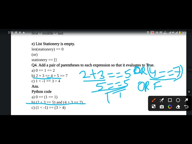 Chapter 5 Introduction to Python – Book Exercise | Class 11 CS NCERT | Free PDF