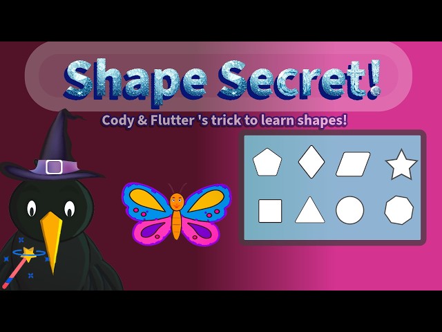 The Secret Way to Learn Shapes! 🔺 Cody & Flutter’s Magic Trick