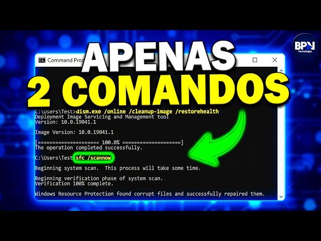 How to FIX ERRORS in Windows 11 With Only 2 COMMANDS!