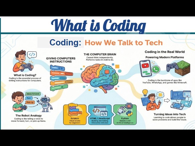 Introduction to Coding | Programming | What is Coding Explained for Beginners and Kids
