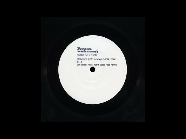 Besser Gehts Nicht (Onur Özer Remix) [2007] HQ Vinyl