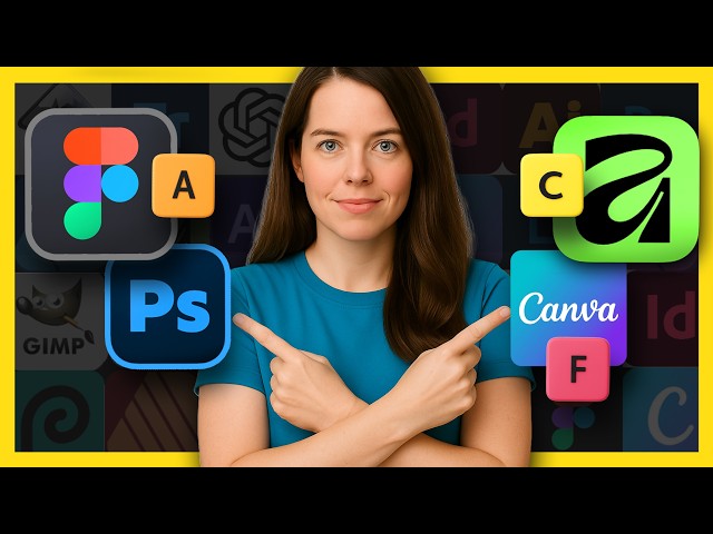 I RANKED ALL Major DESIGN Software! Photoshop, Figma, Canva, Affinity: Which to AVOID