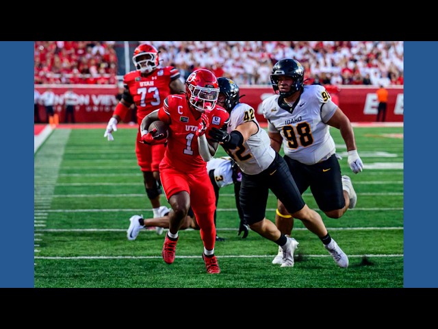 Former Coug Wayshawn Parker runs riot, No. 21 Utah rolls over Idaho 66-14