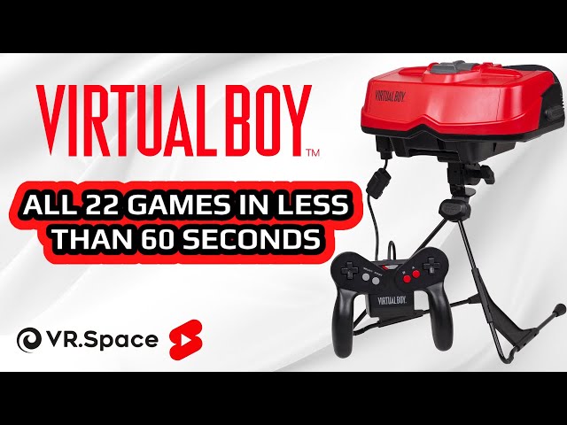 Every Nintendo Virtual Boy Game in under 60 seconds! | VR Space #shorts
