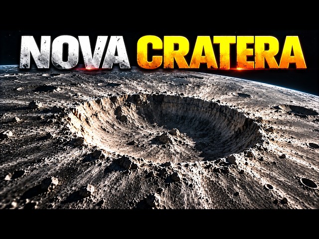 A NOVA CRATERA DA LUA QUE A NASA ACABA DE DESCOBRIR