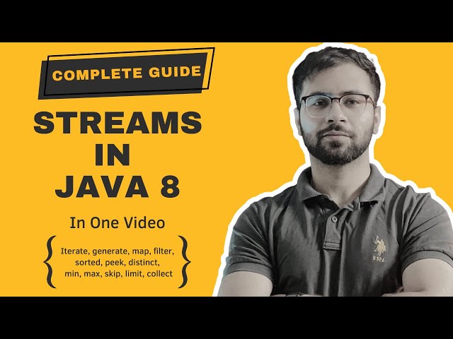 Java 8 Streams Ultimate Tutorial: All You Need to Know in One Video