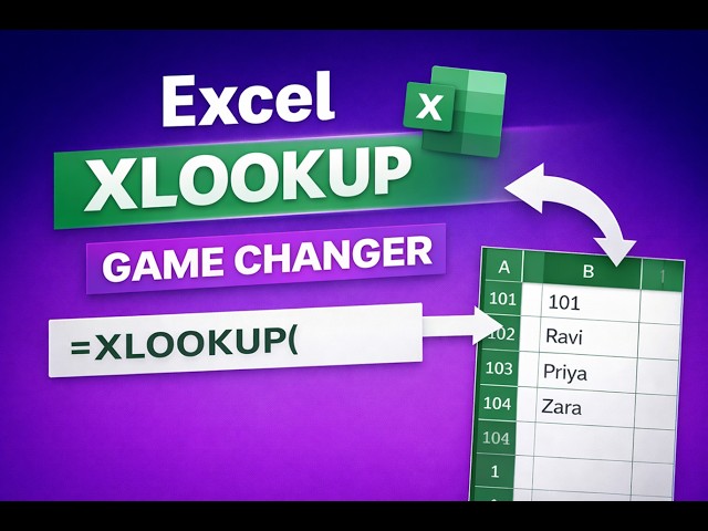 Excel XLOOKUP | The Game Changer
