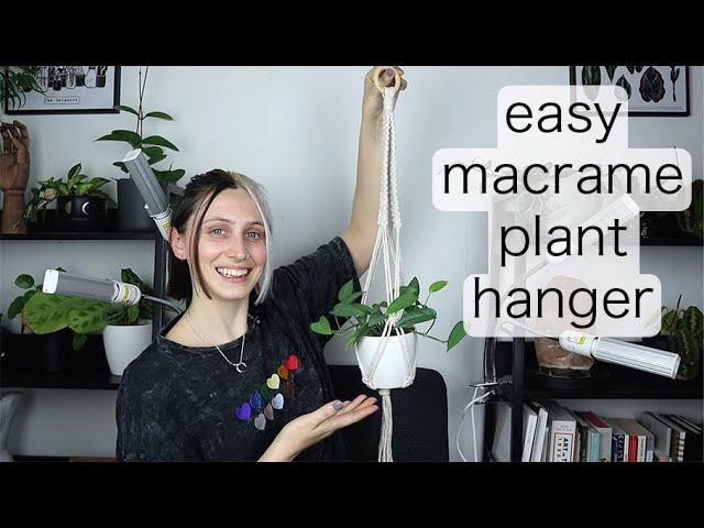 EASY MACRAME PLANT HANGER TUTORIAL