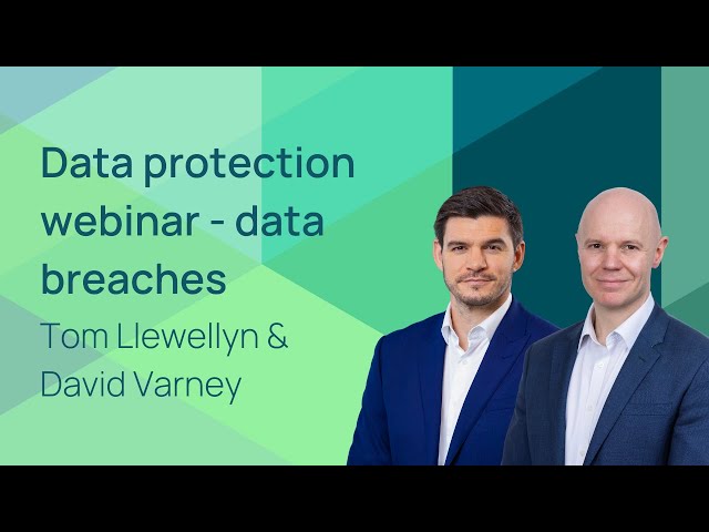 Data protection webinar - data breaches