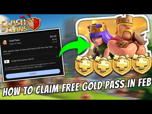 GET "FEBRUARY GOLD PASS FREE", WATCH BEFORE 8 JAN...