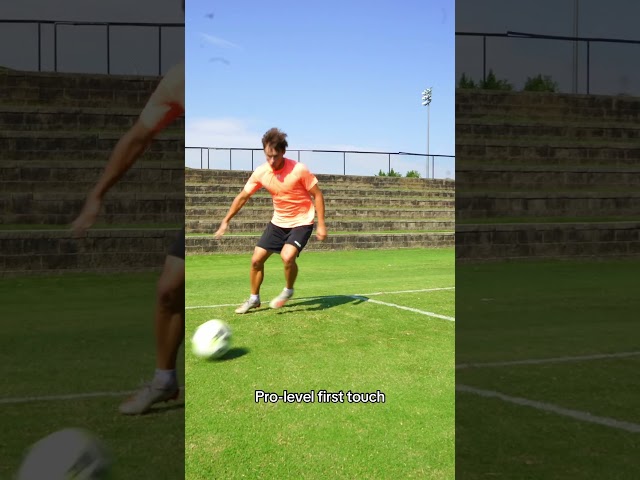 This Is What A Pros First Touch Looks Like #soccer #football
