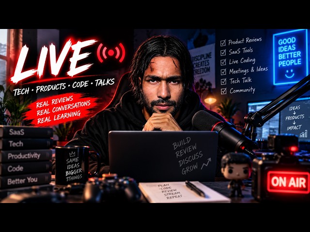 Building SaaS Products LIVE 🔴 | Coding & Talking | Short