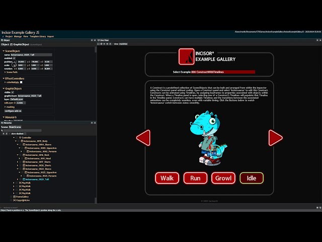 INCISOR® Tutorial: Object Panel