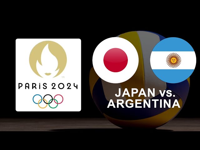 WATCHALONG of Japan vs Argentina Live Volleyball at Paris 2024 Olympics
