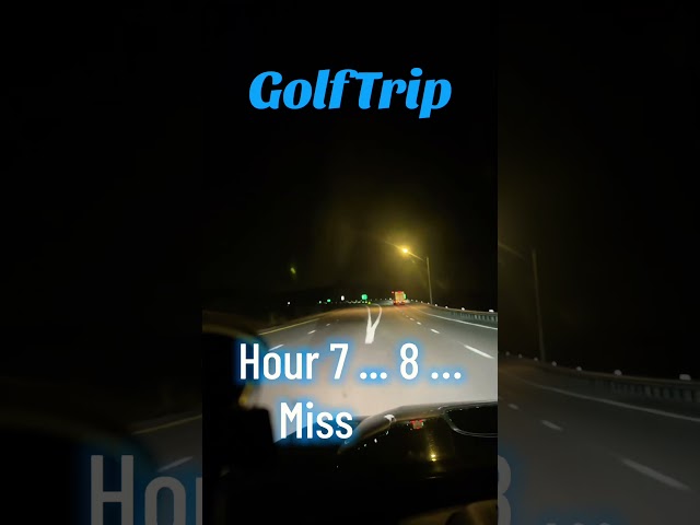 Golf Trip. 9 hours. 6 States. Let’s have some fun. #golf #golftrip