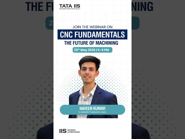 Join our session on “CNC Fundamentals: The Future of Machining”