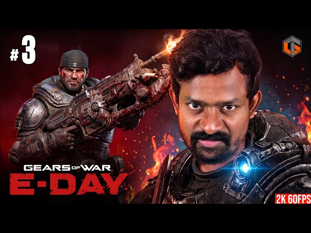 ஆரம்பம் Gears of War: E-Day Co-op Part 3 Live Tamil Gaming