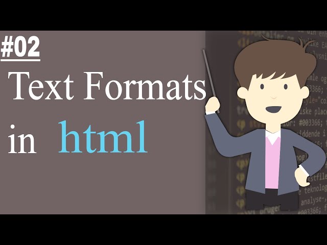 How to Use Text Formats in HTML ? | Beginners Tutorials HTML #02