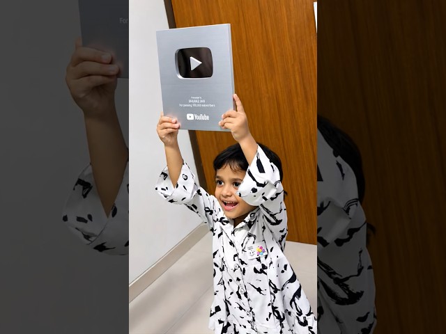 Allahumdullilah 100k Silver Play Button #yoytube