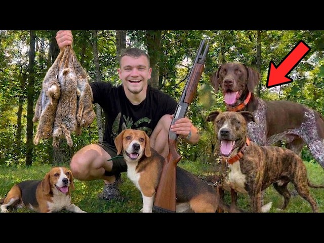 Eating Only What I Catch with My Hunting Dogs!