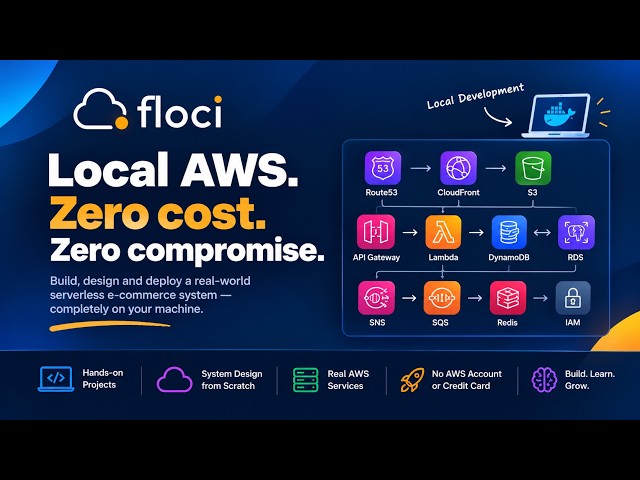 Floci + Deploy Complete Arch. to Real AWS | @CodingJist