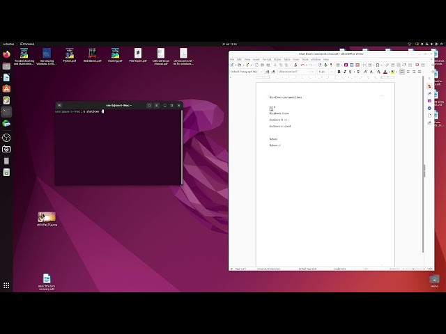Linux Shutdown Commands for Beginners (Ubuntu Terminal): NOW, Scheduled, and Reboot