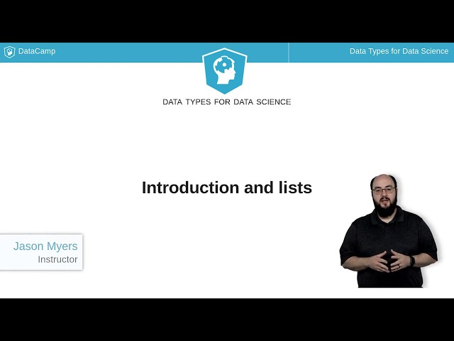 Python Tutorial : Data Types for Data Science in Python